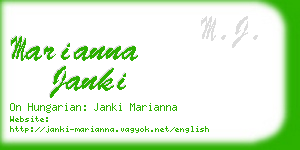 marianna janki business card